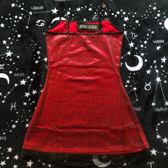 Dolls Kill Vamp Angel Mesh Mini Dress - Picture 5 of 5